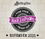 NaBloPoMo 2015 Logo